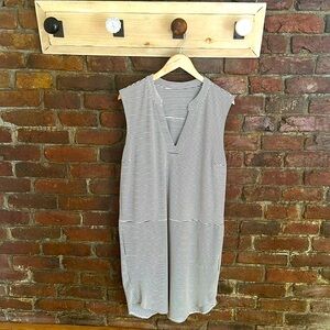 Carve Designs Knit Striped Sleeveless Dress XL